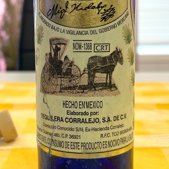 Reposado Tequila Corralejo Empty 1000ml Collectible Bottle! - Picture 4 of 16